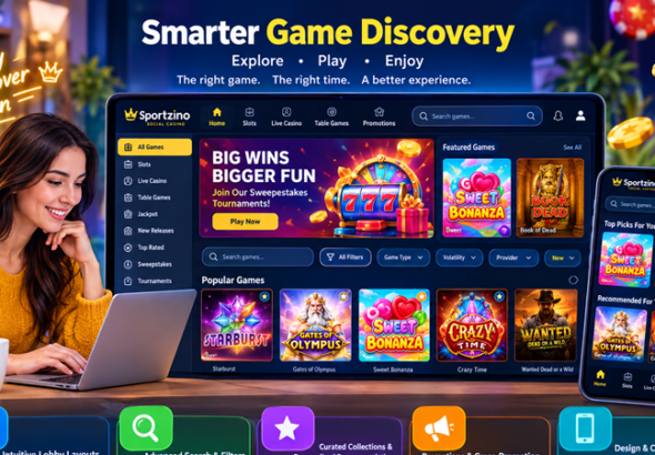 How Social Casinos Streamline Sweepstakes Game Discovery