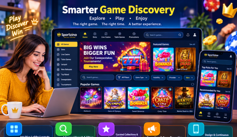 How Social Casinos Streamline Sweepstakes Game Discovery