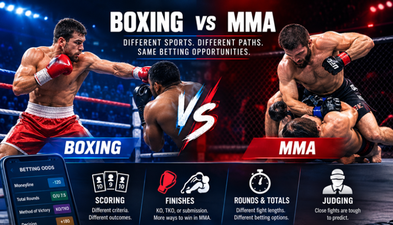 Boxing vs MMA: How Betting Markets Differ Between the Ring and the Cage