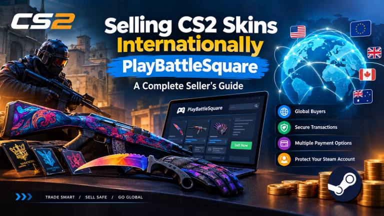 selling CS2 skins internationally PlayBattleSquare
